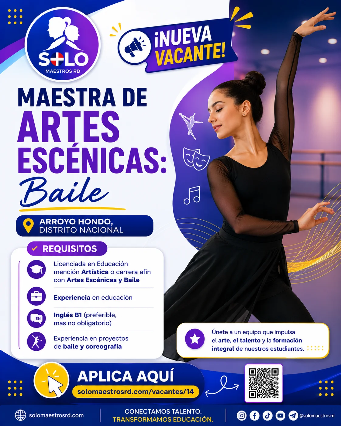 Asistente de maestra de baile